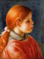 Renoir, Pierre Auguste - Head of a Young Woman